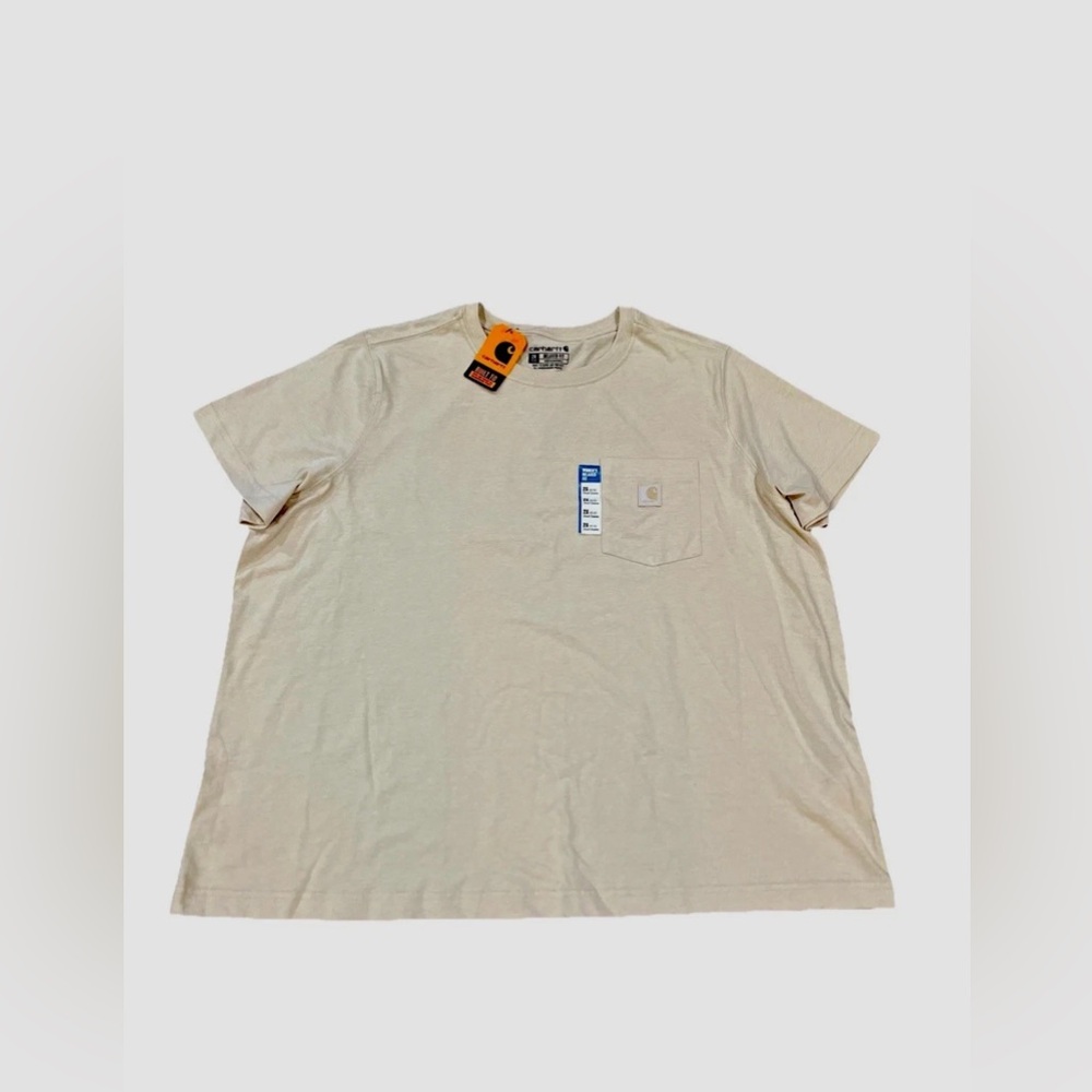 Carhartt Light Beige Short Sleeve Tee